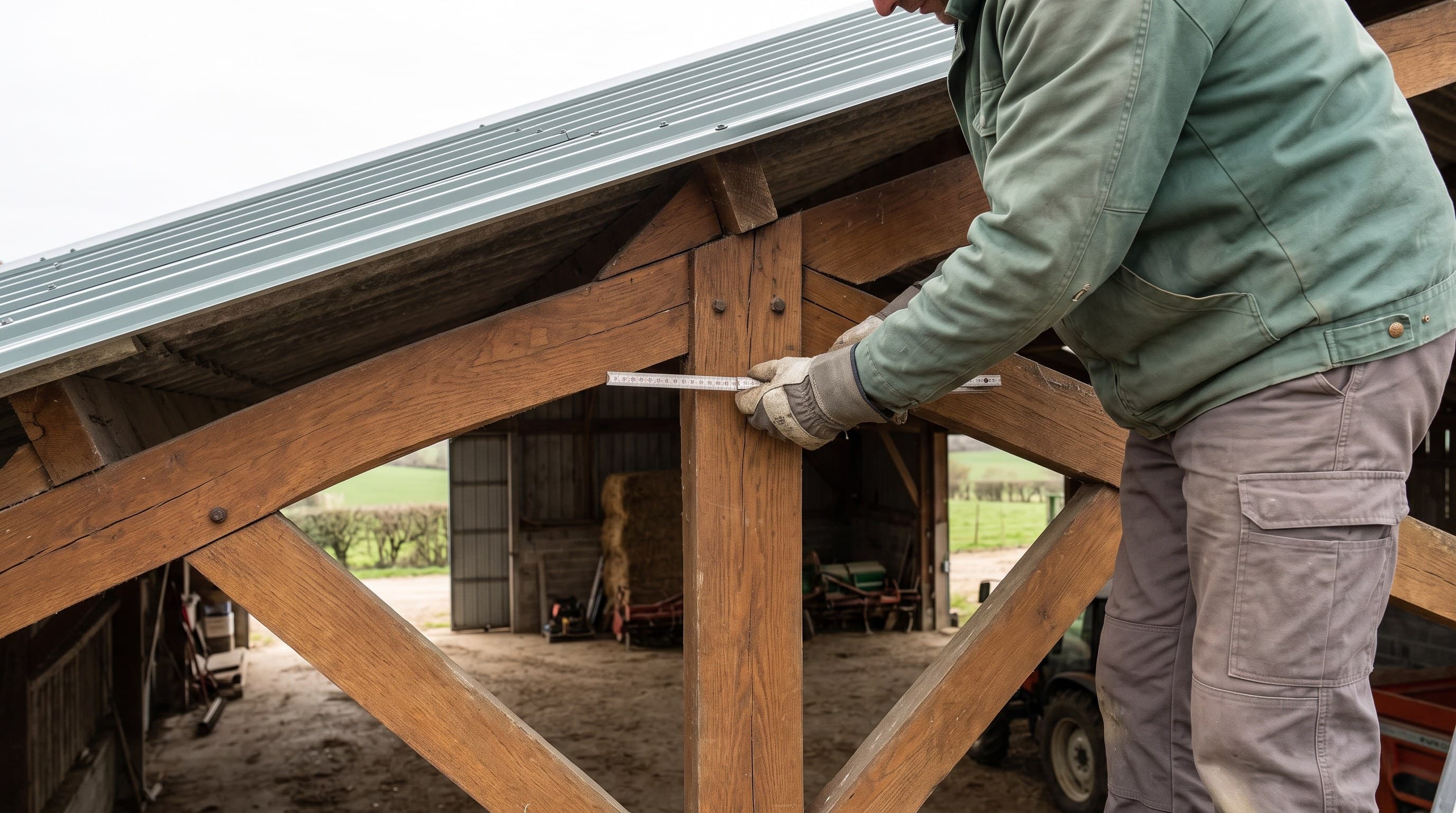 Diagnostic de charpente avant travaux agricoles : pourquoi il conditionne tout le chantier