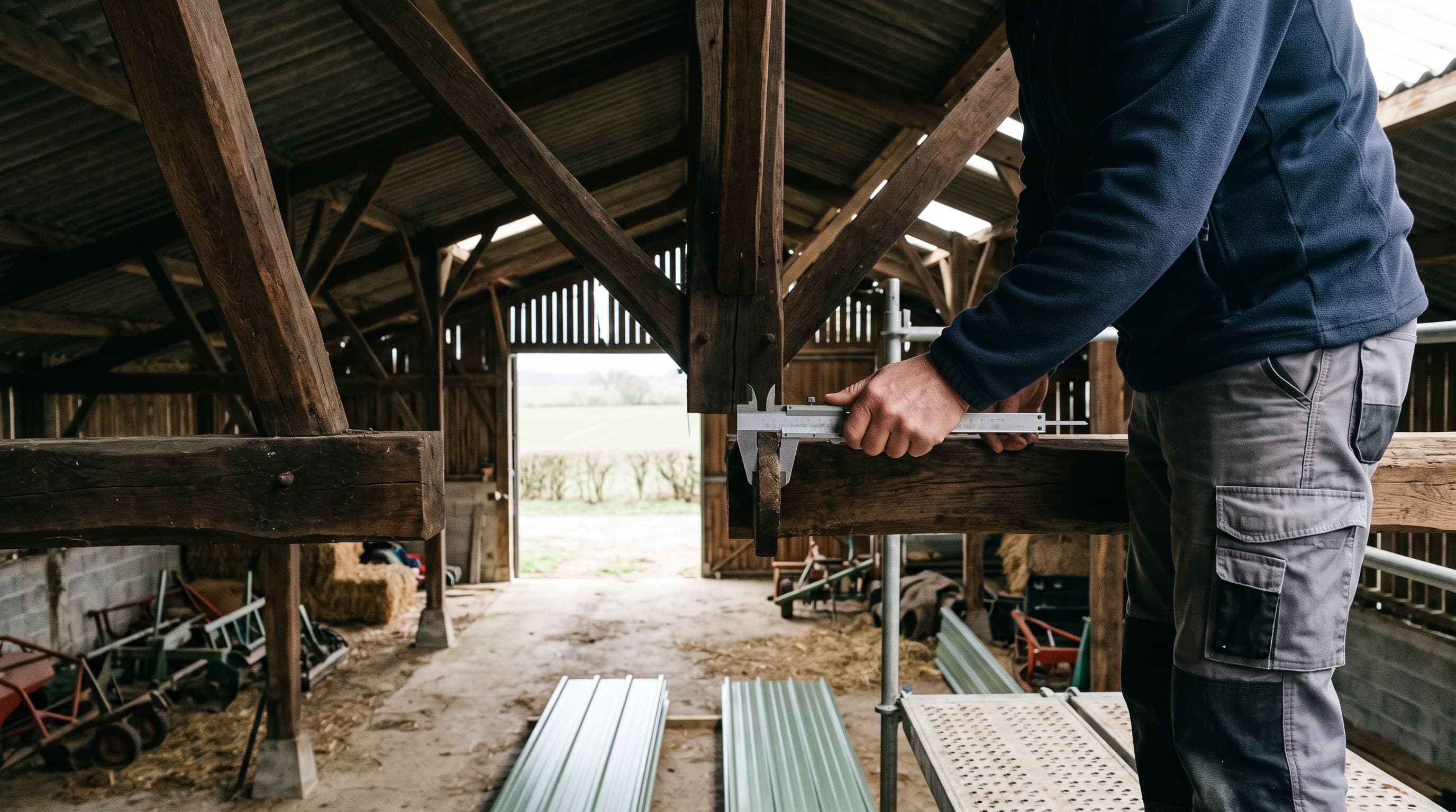Toiture de bâtiment agricole dans le Marais poitevin : les contraintes du secteur